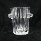 Marquis Waterford Crystal Ice Bucket W Handles Starburst Base 7 1 8  Heavy