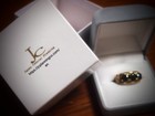 Elvis Presley Tribute Ring 70th Anniversary 1956-2026 Tribute Black Sapphire 50s