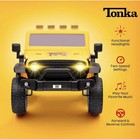 Tonka 12v Kids Ride On Truck Yellow Battery Powered Led Lights Forward Reverse