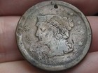 1851 Braided Hair Large Cent- Good vg Details