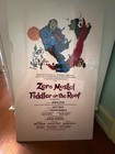 Original Broadway Zero Mostel In Fiddler On The Roof 14  X 22 window Card poster
