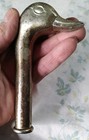 Vintage Brass Duck Goose Swan Head Handle From Fireplace Tool Cane  