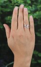 Sterling Silver Tennis Racquet Band Ring Size 5 3 4 Woman Teen Child