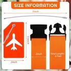 8 Pcs Luggage Straps Suitcase Tags Set For Tsa Approved  4 Travel Adjustable    