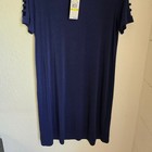 Michael Michael Kors True Navy Size Medium Basics T-shirt Dress   nwt  