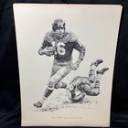 10 Robert Riger Ny Giants Shell Oil Football Prints 1959 1960 Gifford Huff Set