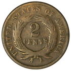 1867 Two Cent Piece   Vg Very Good Condition   Priced Right  Inv 2