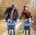 Dog Bike Basket  Expandable Soft-sided Pet Carrier Backpack With 4 Open Doors