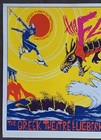 Flaming Lips Ween Liars 2006 Poster Greek Theatre Berkeley Ape  30 Manny Silva