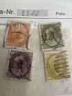 Canada 1898   1902 Queen Victoria Numerals     7     20   Used  scott 72   75 