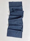 Authentic Vintage Japanese Indigo Boro Textile Fabric 44 5  X 13 5 Inches