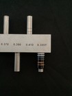 12 Pcs Custom Black  Brown  Grey And White Striped Collared Iron Ferrules