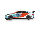 Scx Compact Audi Rs 3 Lms Tcr  69 Leopard Wtcr 19 C10462 1 43 Slot Car W  Lights