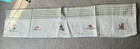 Winnie The Pooh Quilted Gingham Check Embroidered Window Valance 13  X 56    Nwot