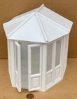 Dolls House Conservatory Assembled White Painted Miniature 1 12 Scale 507 Tumdee