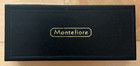 Vintage Ball Point Pen And Mechanical Pencil Set Montefiore Red Marble Gold