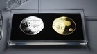 2 X Our Solar System Commemoratives In 50p Coin Display Case  Silver  24ct Gold