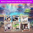 Funko Pop  Anime Themed Mystery Box Set Of 6  random Common Pops  With Case