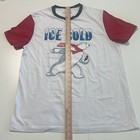Vintage Coca Cola Graphic T Shirt  Adult Xl White Ice Cold Coke Polar Bear