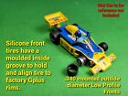Afx G  G-plus Aurora 16 Piece Silicone Tires Low Profile Fronts Ho Slot Car 