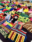 Arpillera Peruvian 3d Textile Folk Art Appliqu   Wall Embroidery Handmade Vintage