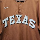 Nike University Of Texas Embroidered Longhorns Shirt Xl Men Orange Jersey Vtg
