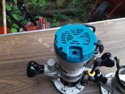Makita Rf1101 2-1 4 Hp Variable Speed Router With Fixed   Plunge Bases