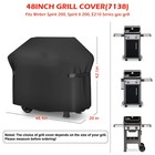 48in Bbq Gas Grill Cover For Weber Spirit   2 Ii 200 E210 Waterproof Heavy Duty