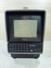 Vtg Sony Trinitron 5  Analog Color Tv Kv-5200 Portable Works