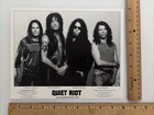 Quiet Riot 8 x10  Publicity Band Group Photo B w Vintage Original Frankie Kevin