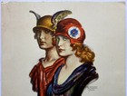 Original Vintage Poster Prague Sample Fairs - Exhibition - Czechoslovakia - 1938
