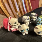 Littlest Pet Shop Lps 14 Mixed Figures Lot W  Birds Cats Dogs   Accessories