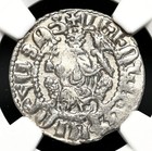 Crusaders  Cilician Armenia  Levon I  1198-1219  Silver Tram  Ngc Au Details