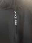 Nike Pro Hyperwarm 1 2 Zip Sweatshirt 811090-010 Womens Size M Black