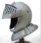 Close Armor Helmet Medieval Warrior 18 Gage Steel Knight Helmet Christmas Gift