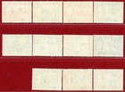 Malaya Trengganu 1957-63   75-85  Mint  Og  Nh  Scv  67 55  lot  1 
