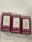 Lot Of 3 Lutron Ariadni Toggler Led Dimmer 150w Single Pole 3way   Aycl-153p-al