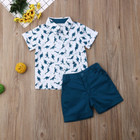 2pcs Kids Baby Boys Summer Tracksuit Set Toddler Short Sleeve Outfits Clothes
