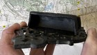 Vintage Cast Iron Wall Mount Match Holder
