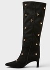 Women   s Justice Boots With Memory Foam Insole     A New Day Jet