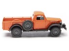 1947 Dodge Power Wagon Truck 1 48 O Scale O Gauge Train Vehicle Car Orange