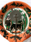 Vintage Halloween Noisemaker Frying Pan Witch   Cauldron