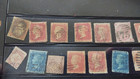 Group Uk Great Britain Postage Stamps All Early Ones 1800s