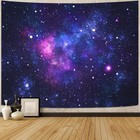 Blacklight Galaxy Universe Space Tapestry  Uv Reactive Starry Night Sky Myste   