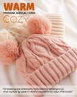 Toddler Winter Hat Pom Pom Beanie Knitted Warm Baby Kids Boys Girls Cap