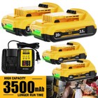 20v For Dewalt 20 Volt Max Lithium-ion Battery   Charger Dcb203 Dcb201-1 Dcb204
