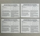 4 Pcs Authentic New Cdc Covid 19 Vaccination Blank Card Collector Use
