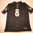 Nike Baltimore Ravens Lamar Jackson  8 Black Mens Size Large Nwot