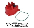 Vms Racing Red Oe Style Distributor Cap For 96-00 Honda Civic D16y8 Ek 1 6l Vtec