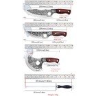 5pcs Stainless Steel Kitchen Knife Set Meat And Fish Slicing High Quality